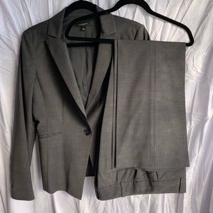 Ann Taylor Gray Wool Suit Pants